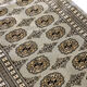 New grey bokhara runner rug - 78x234cm
