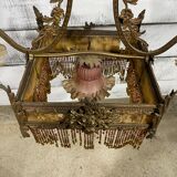 Antique brass chandelier