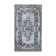 Handmade distressed oriental 1980s 164 cm x 282 cm blue rug