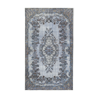 Tapis bleu 164 cm x 282 cm