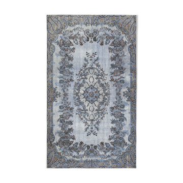 Tapis bleu 164 cm x 282 cm