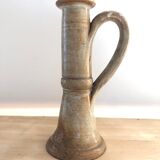 Vintage stoneware candle holder
