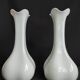 Paire de grands vases blancs