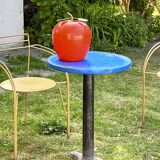 Large Apple Metal Orange Ice Bucket