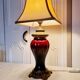Antique 19th Century Chinese "Oxblood" Lamp Mounted on Bronze - Style