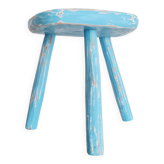 Tripod stool - blue harness