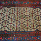 Authentic Persian rug from the mid-20th century size 119x196 cm