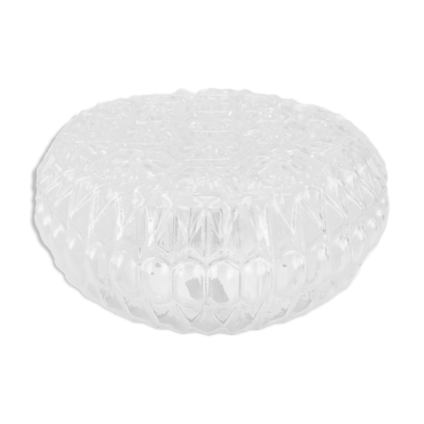 60s 70s lamp luminaire plafoniere flush mount glass space age design