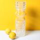 Tall and Solid Clear Crystal Glass Vase / Florence / Italy / 1960s