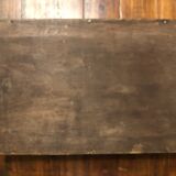 Pyrograved wooden platter - Asian decor