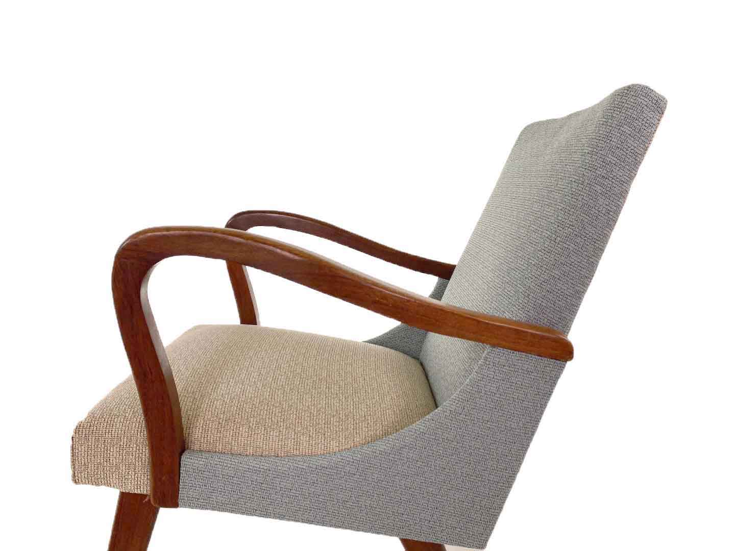 Vintage two tone armchair, 1950s