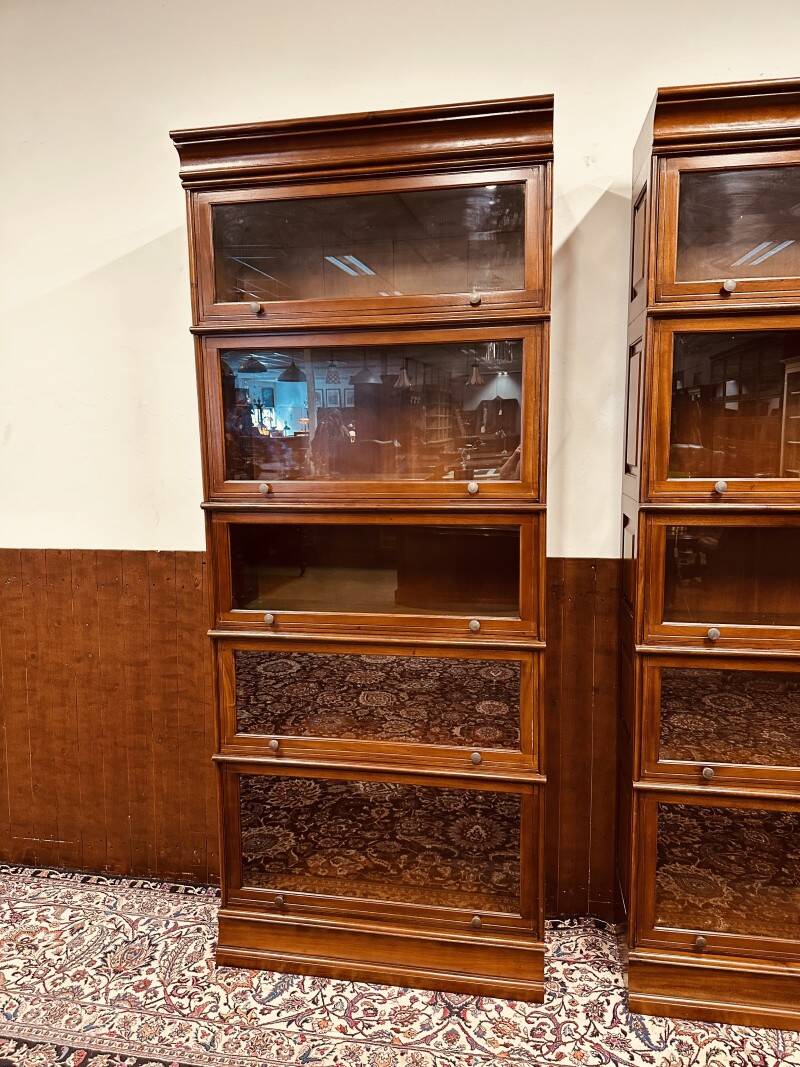 Classic English Globe Wernicke stackable barrister Bookcase