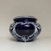 Vase - Cache pot en faïence baroque de Saint Clément, XIX eme