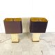 Pair of pierre de France table lamps, 1970s