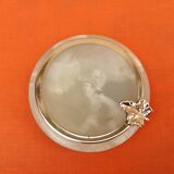 Cendrier en onyx  Cerclage métal doré