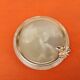 1970s onyx ashtray golden metal strapping