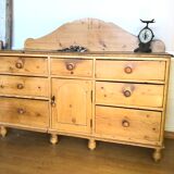 Buffet de cuisine en pin 1900