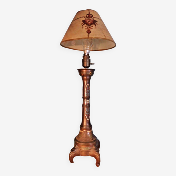 Lampe bronze Inde 1950s