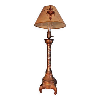 Bronze lamp India 1950s