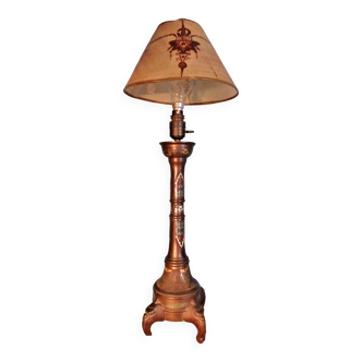 Lampe bronze Inde 1950s