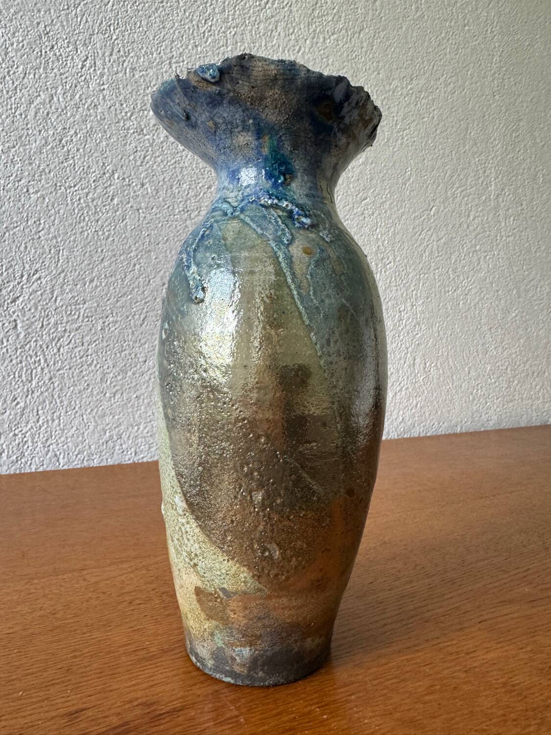 Vintage raku vase