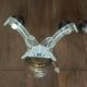 Pair of vintage bow wall lights