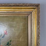 Oil on Canvas Painting Floral Still Life, French School, Paris, Early