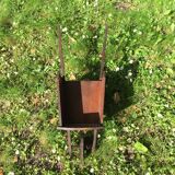 Vintage wooden wheelbarrow