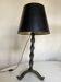 Brutalist beaten iron lamp 1970