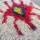 Antique Turkish Shabby Wool Rug 160x120cm country house chic, shaggy, shag pile