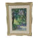 Oil painting on panel early 1900 landscape impressionist frame