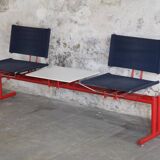 Vintage bench with two seats 1980