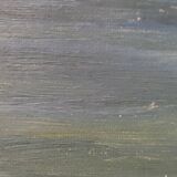 Tableau huile sur toile marine signée