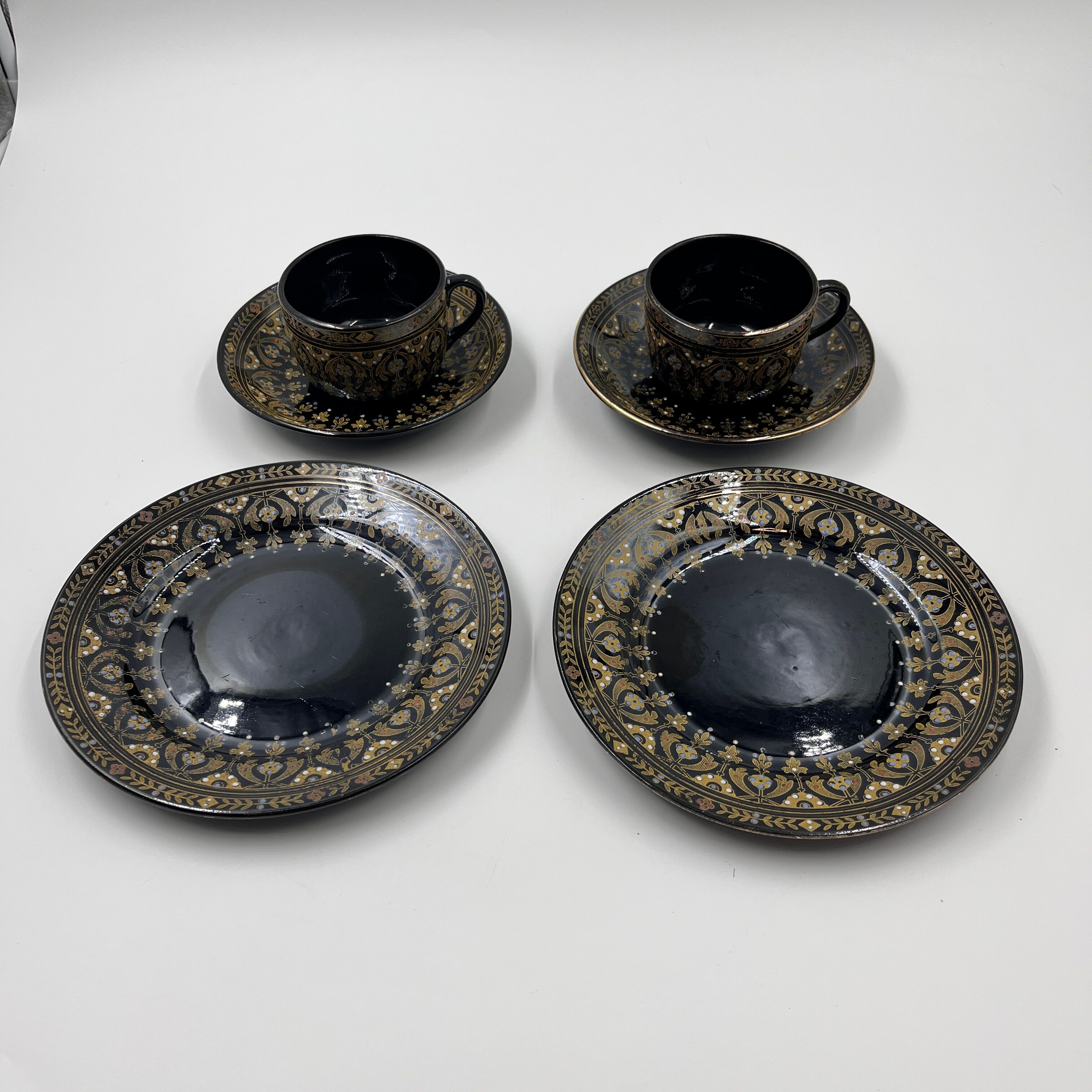 Tea service Sarreguemines Rockingham