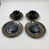 Tea service Sarreguemines Rockingham