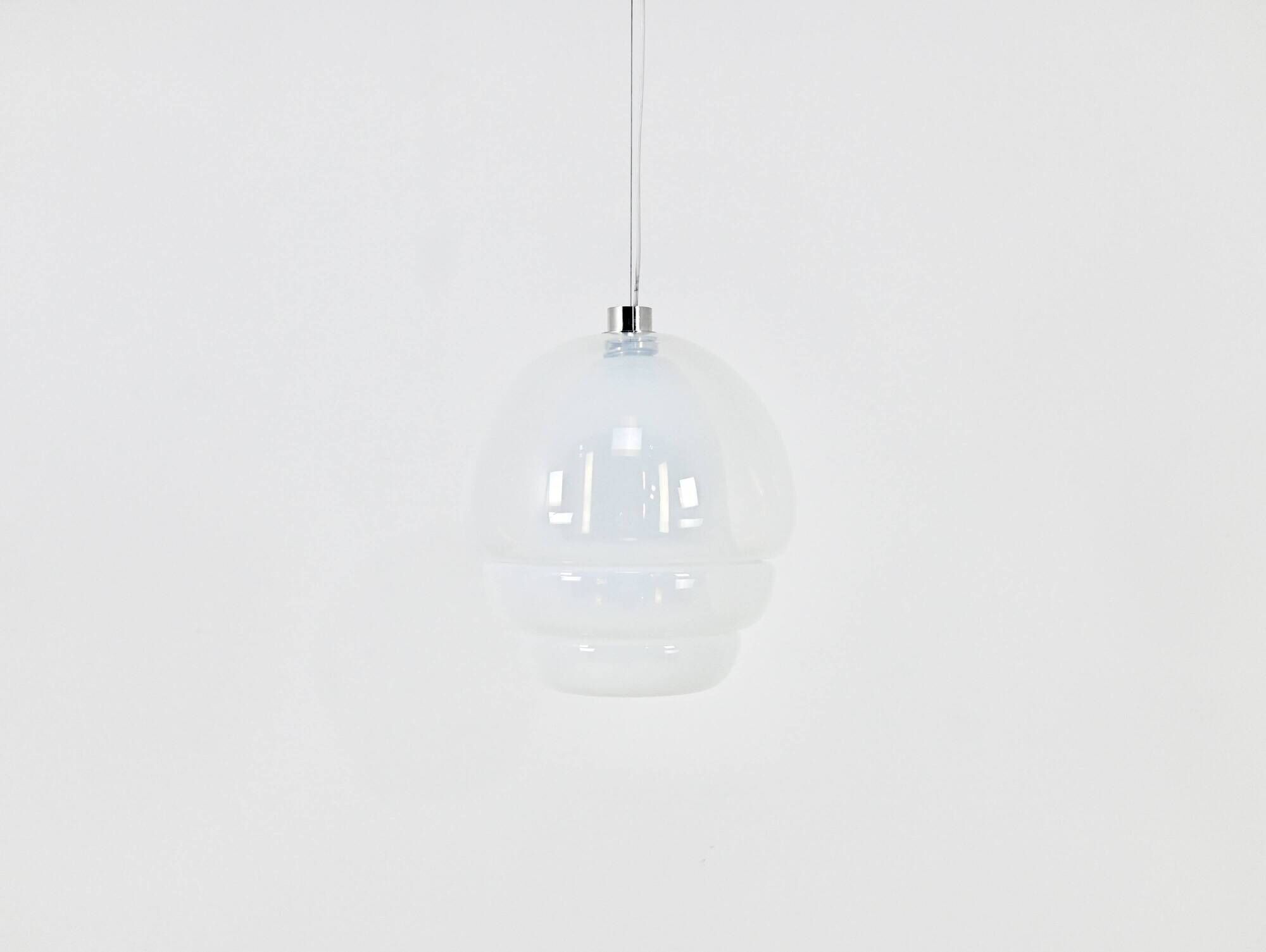 Suspension LS 134 in glass by Carlo Nason for Mazzega, 1960s