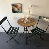 Old bistro table for garden