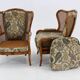 1960s Pair of Rattan Armchairs , Italy