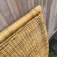Scandinavian headboard in bamboo, rattan, and wicker 1990 140cm