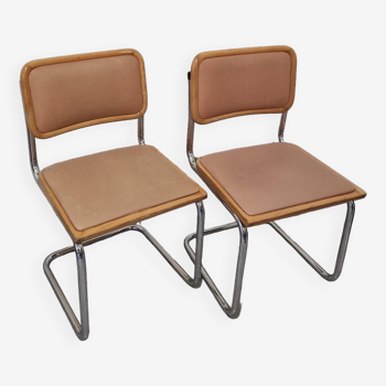 Lot de 2 chaises breuer Skaï