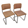 Lot de 2 chaises breuer Skaï