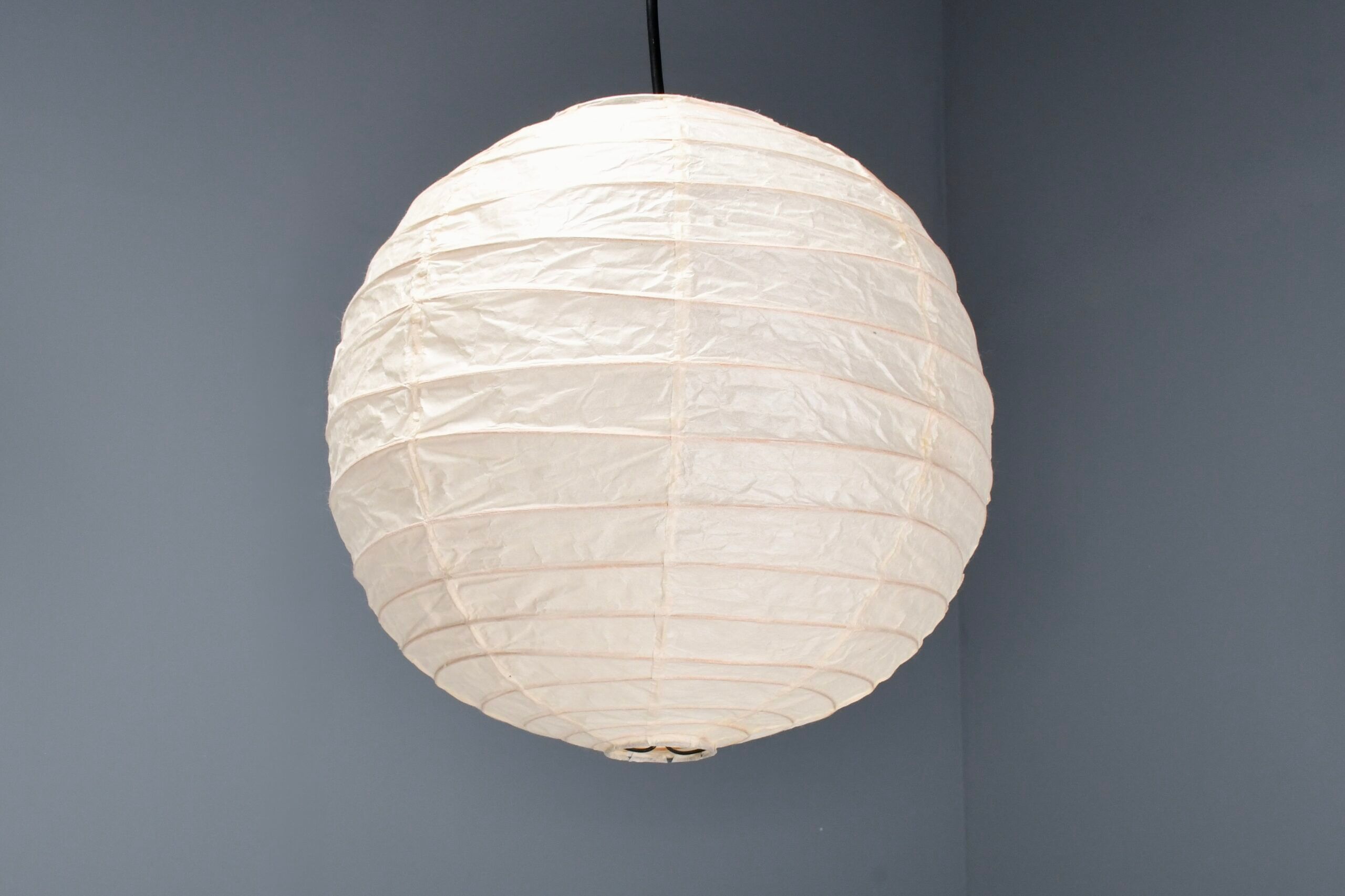 Early and rare 40D Akari pendant by Isamu Noguchi for Ozeki, Japan 1950s