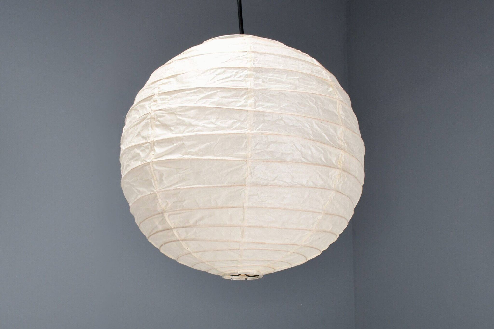 Early and rare 40D Akari pendant by Isamu Noguchi for Ozeki, Japan 1950s