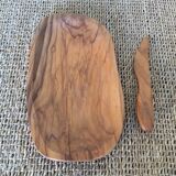 Wooden butter dish