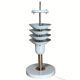 Pair danish scandinavian space age architectural table lamps