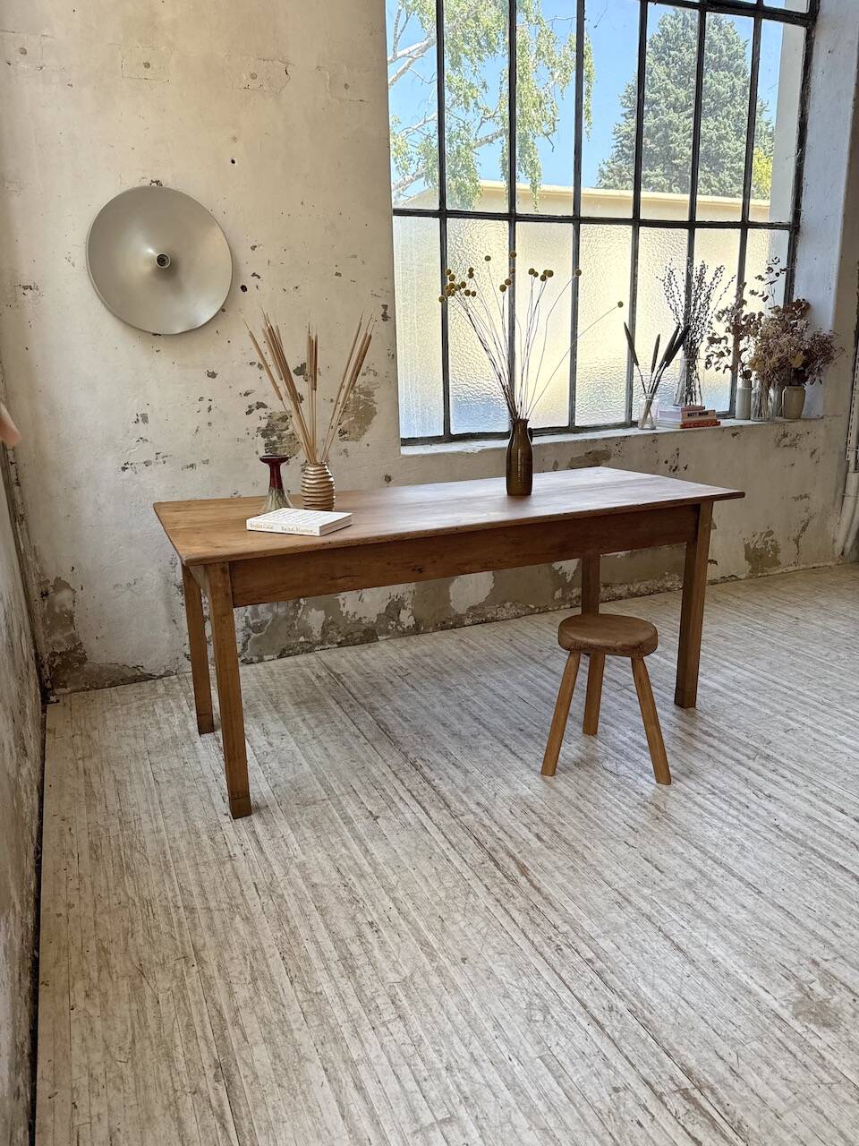 Cherry farmhouse table 1m8