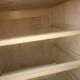 White patinated pine grain cabinet