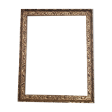 Large old gilded wooden frame