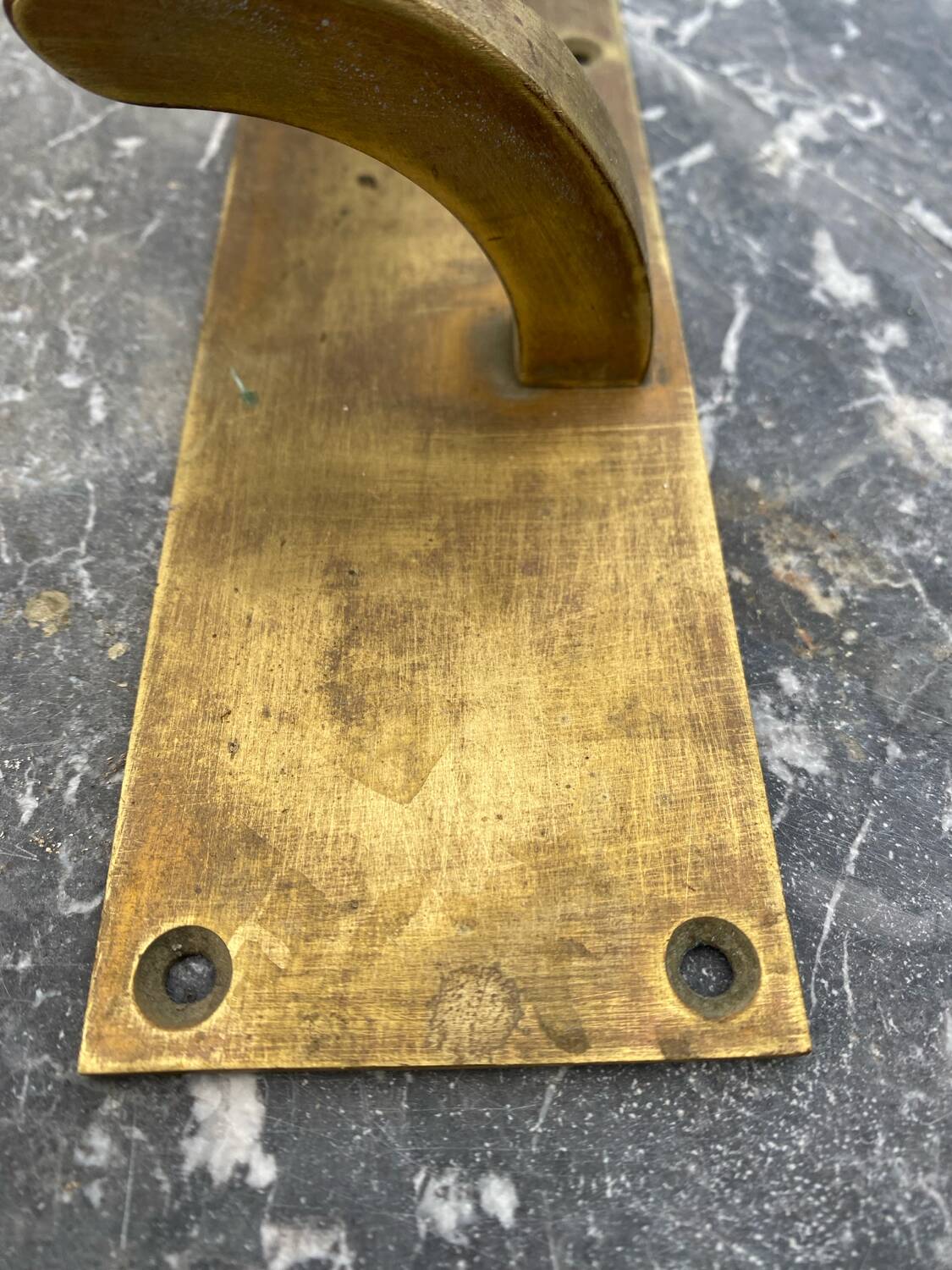 Solid brass door handle, pull handle