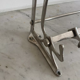 Vintage coat rack, chromed metal, art deco cloakroom